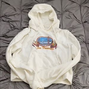 cute brandy melville cropped hoodie